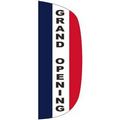 "GRAND OPENING" 3' x 8' Stationary Message Flutter Flag